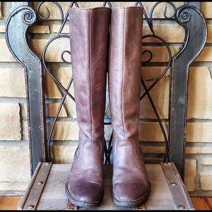 Born Distressed Riding Moto Boot Size 8